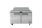 Atosa MSF8302GR prep table closed front view