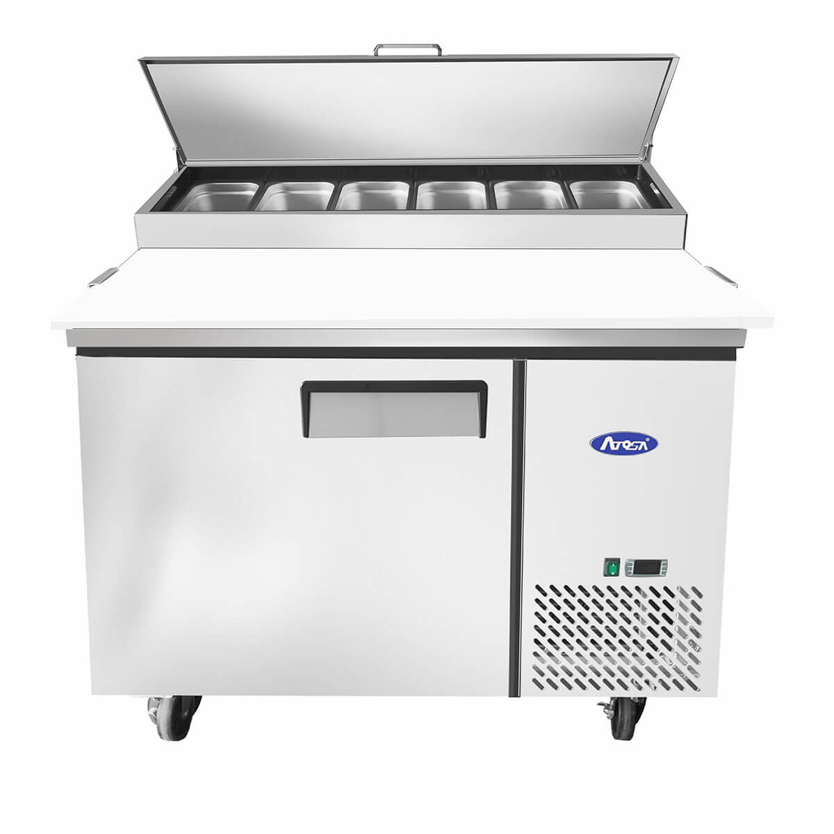 MPF8201GR 44″ Refrigerated Pizza Prep Table top view