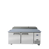 MPF8202GR 67″ Refrigerated Pizza Prep Table front view
