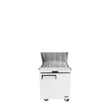 MSF8305GR 27″ Refrigerated Mega Top Sandwich Prep Table front view