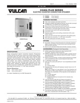 Vulcan Countertop Steamer - C24EA5 Plus