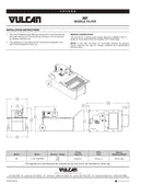 Vulcan Fryer Filter - MF-1