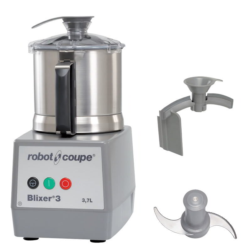 Robot Coupe BLIXER3 Vertical Commercial Blender Mixer w/ 3 1/2 qt Capacity & 1 Speed, Stainless