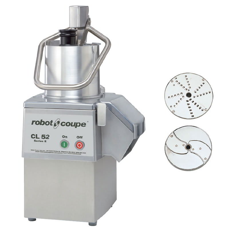 Robot Coupe CL52E 1 Speed Cutter Mixer Food Processor w/ Side Discharge, 120v