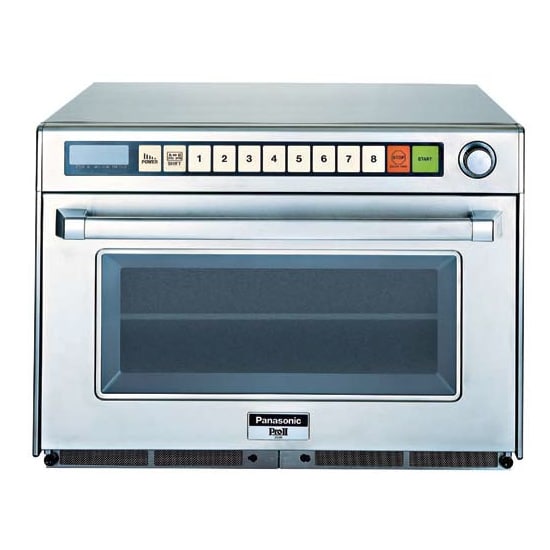 Panasonic NE-2180 (2) Pan Microwave Steamer - Countertop, Programmable, Sonic Steamer, 208v/1ph