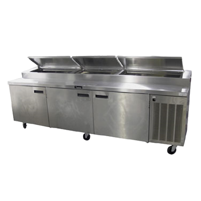 Delfield Refrigerated Counter Pizza Prep Table - 186114PTBMP