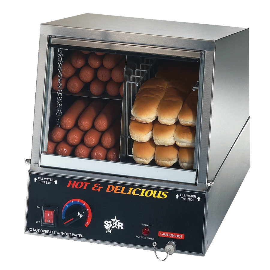 Star Hot Dog Steamer - 35SSA