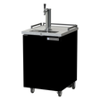 The Beverage Air Draft Beer Cooler BM23HC-B, with a one-keg capacity, is portable with a self-contained refrigeration system.