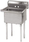 Advance Tabco One Compartment Sinks - with and without drainboard - FE-1-1812-X series