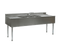 The stainless steel, four compartment Eagle Group B6C-4-22 2200 Series Underbar Sink Unit features left & right drainboards.