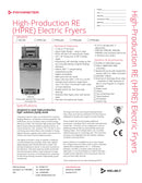 Frymaster High-Production Electric Fryer - 21KW - RE180-21