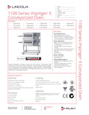 Lincoln Electric Conveyor Oven - 1132-000-U