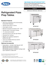 Atosa Refrigerated Counter Pizza Prep Table-MPF8201GR
