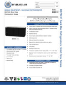 Beverage Air Back Bar Refrigerated Cabinet BB78HC-1-B warranty information.