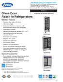 Atosa Merchandiser Refrigerator - MCF8707GR