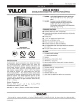 Vulcan Convection Oven - VC44ED