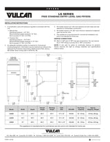 Vulcan Floor Fryer - 35-70lbs Capacity - LG Series