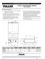 Vulcan Gas Griddle - VCRG36-T