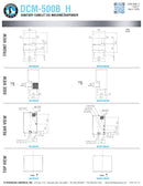 Hoshizaki Countertop Ice Maker and Water Dispenser - 40lbs capacity - 567lbs per day - DCM-500BAH