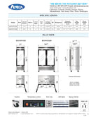 MCF8701GR One section Atosa Merchandiser Freezer spec sheet